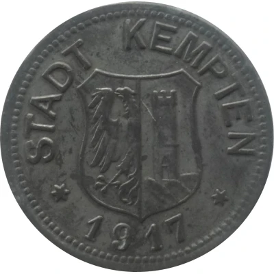 50 Pfennigs - Kempten front