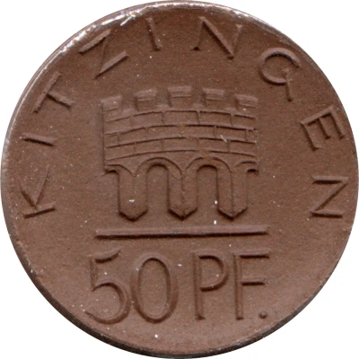 50 Pfennigs - Kitzingen front