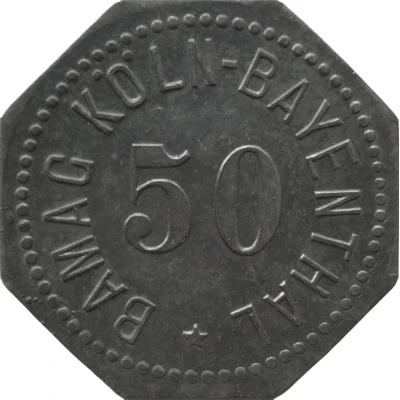 50 Pfennigs - Köln-Bayenthal (Bamag) ND front