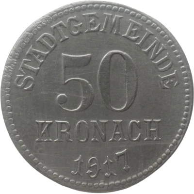 50 Pfennigs - Kronach front