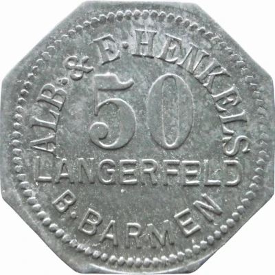 50 Pfennigs - Langerfeld (Alb. and E. Henkels) ND front