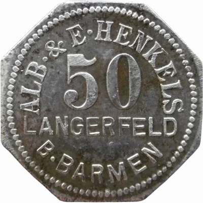 50 Pfennigs - Langerfeld (Alb. and E. Henkels) ND front