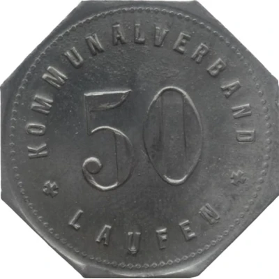 50 Pfennigs - Laufen front