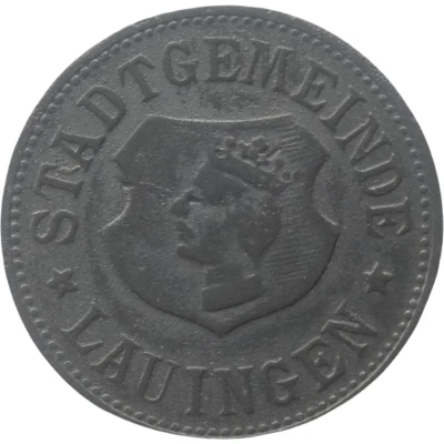 50 Pfennigs - Lauingen ND front