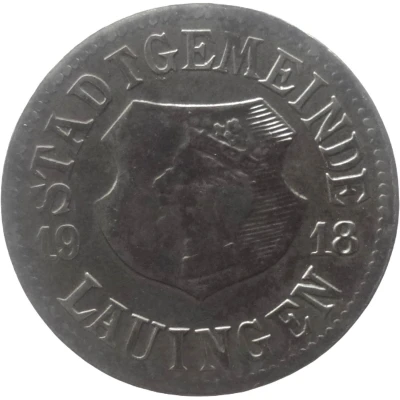 50 Pfennigs - Lauingen front