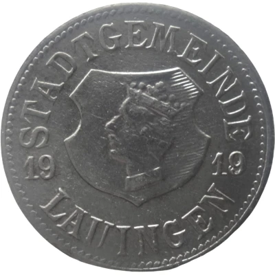 50 Pfennigs - Lauingen front