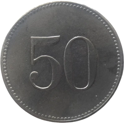 50 Pfennigs - Lauingen back