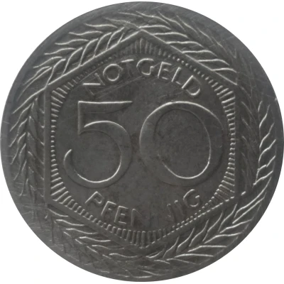 50 Pfennigs - Leichlingen back