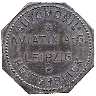 50 Pfennigs - Leipzig (Automobil and Aviatik A.G. Heiterblick) ND front