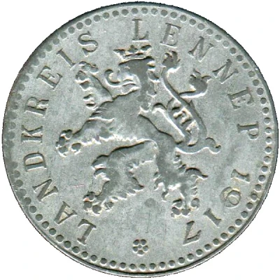 50 Pfennigs - Lennep front