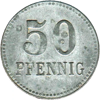 50 Pfennigs - Lennep back