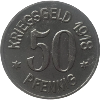 50 Pfennigs - Leobschütz back