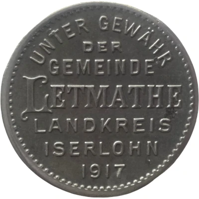 50 Pfennigs - Letmathe front