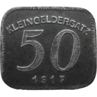 50 Pfennigs - Ludwigsburg back