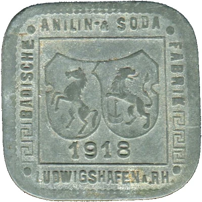 50 Pfennigs - Ludwigshafen am Rhein BASF front