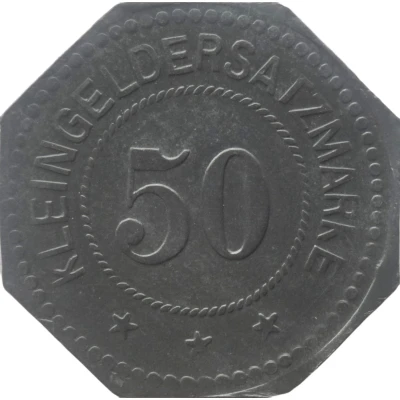 50 Pfennigs - Ludwigshafen am Rhein ND back