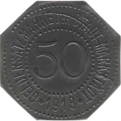 50 Pfennigs - Markstädt front