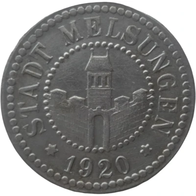 50 Pfennigs - Melsungen front