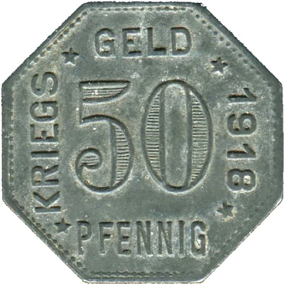 50 Pfennigs - Mengen back