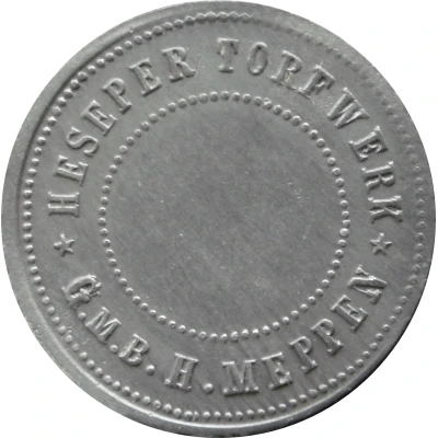 50 Pfennigs - Meppen (Heseper Torfwerk G.M.B.H.) ND front