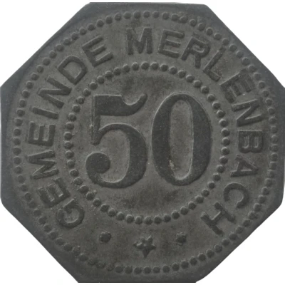 50 Pfennigs - Merlenbach ND front