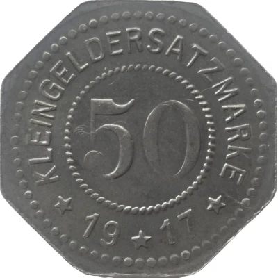 50 Pfennigs - Meseritz back