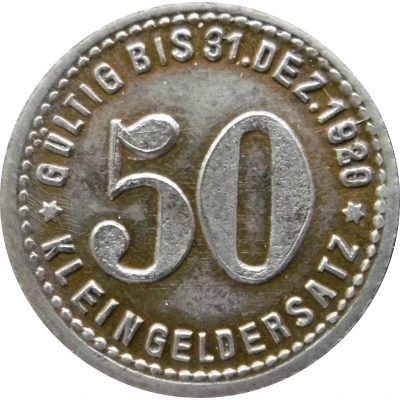 50 Pfennigs - Mettmann (Wagner and Englert G.M.B.H.) ND back