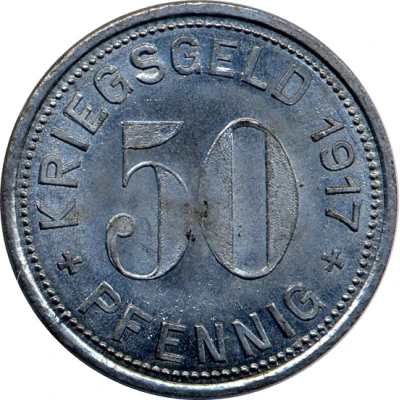 50 Pfennigs - Mettmann back