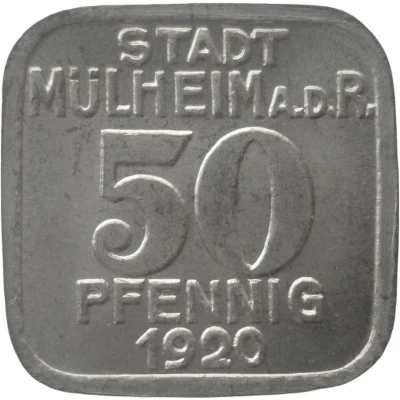 50 Pfennigs - Mülheim an der Ruhr front