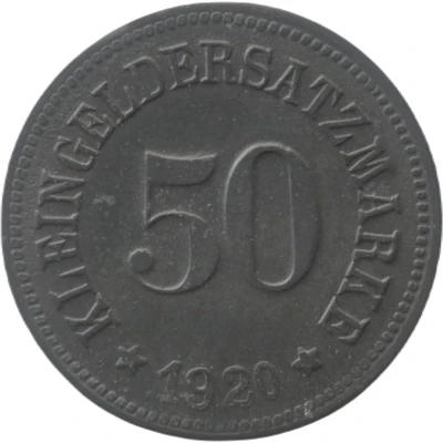 50 Pfennigs - Münchberg back