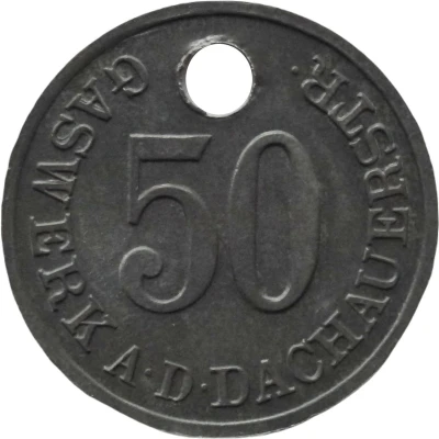 50 Pfennigs - München (Gaswerk A.D.Dachauerstr) ND front