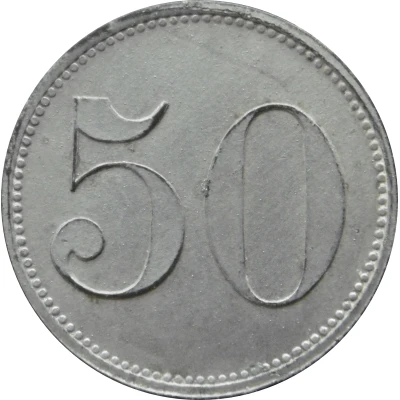 50 Pfennigs - München (Oskar Kiesel and Cº) ND back