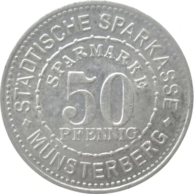 50 Pfennigs - Münsterberg ND front