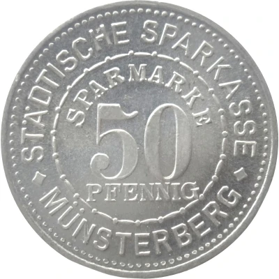 50 Pfennigs - Münsterberg ND front