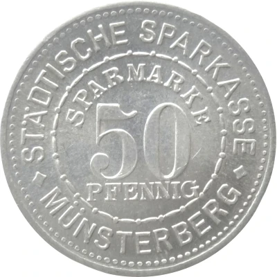 50 Pfennigs - Münsterberg ND front