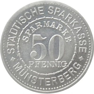 50 Pfennigs - Münsterberg ND front