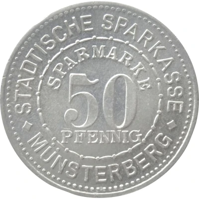 50 Pfennigs - Münsterberg ND front