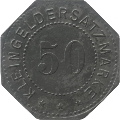 50 Pfennigs - Montabaur ND back