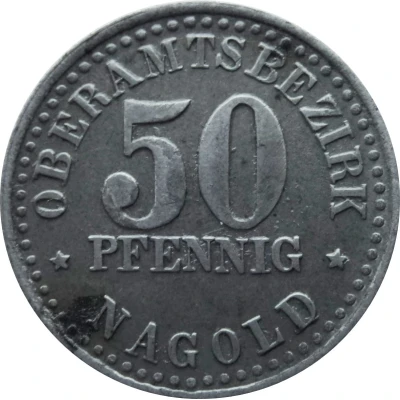 50 Pfennigs - Nagold front