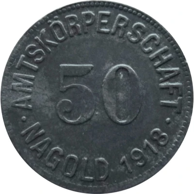 50 Pfennigs - Nagold front