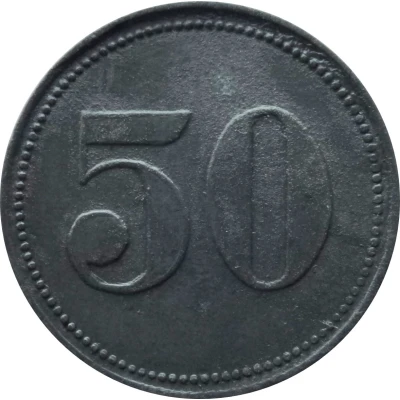 50 Pfennigs - Nagold back