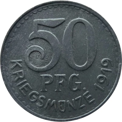 50 Pfennigs - Neckarsulm back