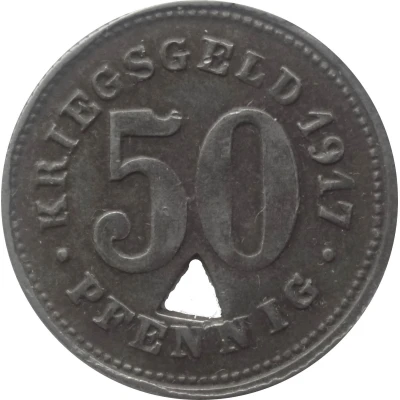 50 Pfennigs - Neheim back