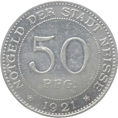 50 Pfennigs - Neisse Schöner Brunnen front