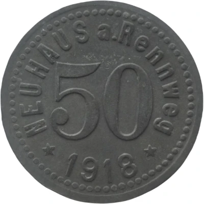 50 Pfennigs - Neuhaus a. Rennweg front