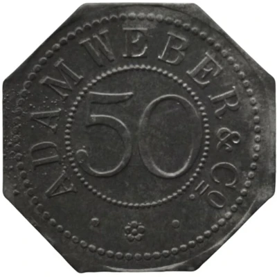 50 Pfennigs - Nürnberg (Adam Weber and Co.) ND front