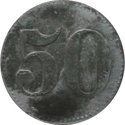 50 Pfennigs - Nürnberg (Hercules Werke A.-G. NHW) ND back