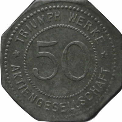 50 Pfennigs - Nürnberg (Triumph Werke Aktiengesellschaft) ND front