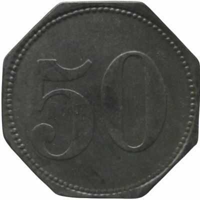 50 Pfennigs - Nürnberg (Triumph Werke Aktiengesellschaft) ND back