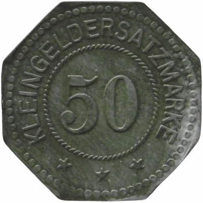 50 Pfennigs - Nürnberg (Wilhelm Gevekoht) ND back